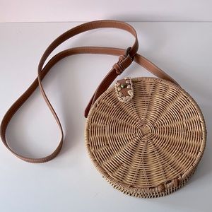 Universal Thread rattan woven crossbody bag